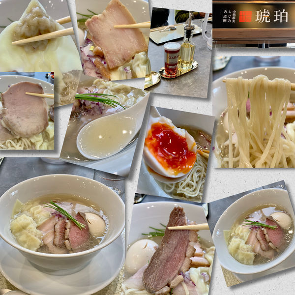 「中華蕎麦(塩)特上1600円」@宍道湖しじみ中華蕎麦 琥珀 池袋店の写真