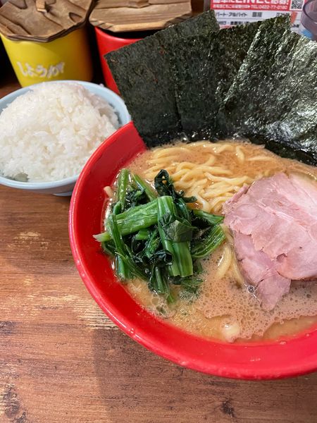 「ラーメン ライス」@吉祥寺 武蔵家の写真