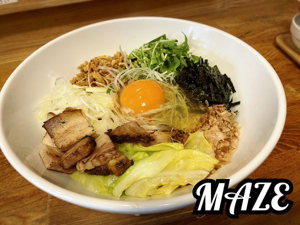 「まぜそば小¥800」@NOODLE BOWL MAZEの写真
