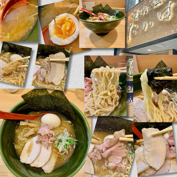 「特製焼あご塩らー麺（ｸｰﾎﾟﾝにて無料）」@焼きあご塩らー麺 たかはし 恵比寿店の写真