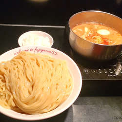 国産牛ホルモンつけ麺（フジヤマ盛り＋半熟玉子）