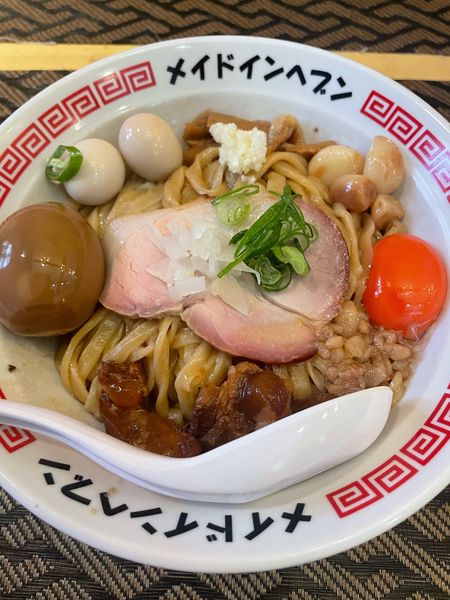「ヘブン盛油そば」@メイドインヘブンの写真