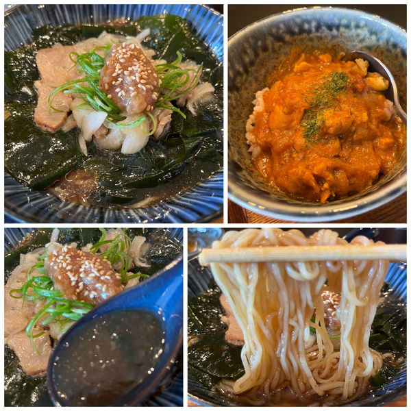 「【限定】梅わかめ 950円 (冷)  ミニカレー350円」@Omirukの写真