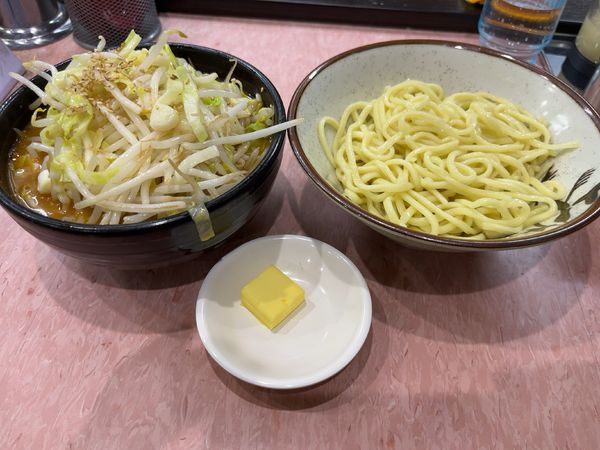 「もり（小）みそ　野菜　バター」@所沢大勝軒の写真