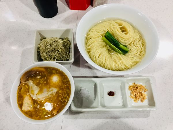 「【限定】特製昆布水塩つけ麺R(大)【1850円】」@ラーメン星印の写真