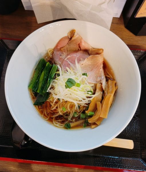 「つくば鶏のとりそば」@つけそば九六 龍ケ崎店の写真