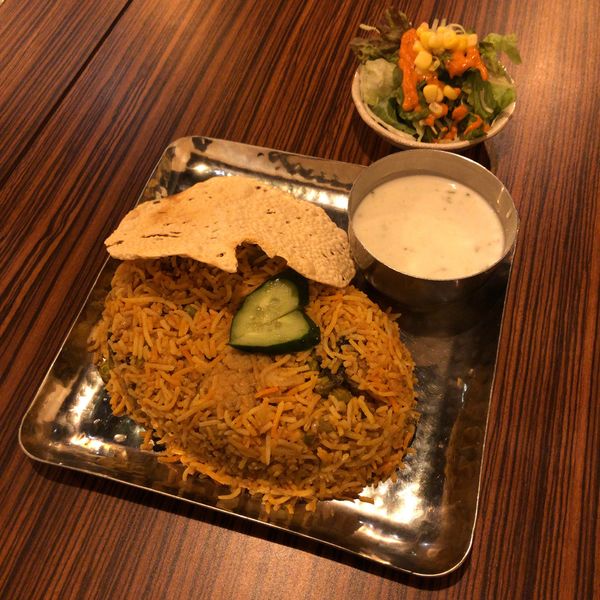 「火曜日金曜日限定ハイデラバードダムビリヤニ」@ヴェジハーブサーガの写真