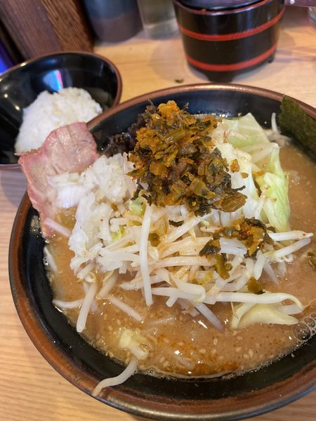 「とんこつ味噌やさいらーめん」@柴田商店の写真