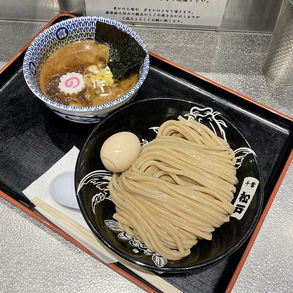 「半熟味玉濃厚つけめん」@松戸富田麺絆の写真