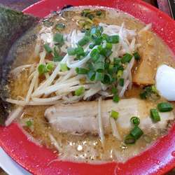 味噌ラーメン870円、餃子6個410円(無料券で無料)