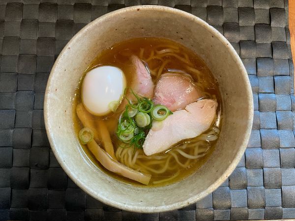 「あじ玉汐そば(¥1,050)」@らぁ麺や 汐そば雫の写真
