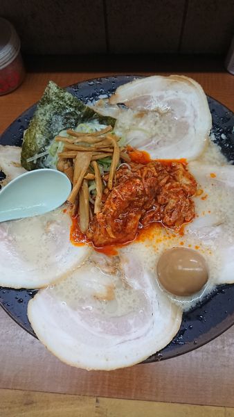 「ダブル」@屋台ラーメンとんこつ貴生 稔台店の写真