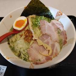 白湯　あおさラーメン