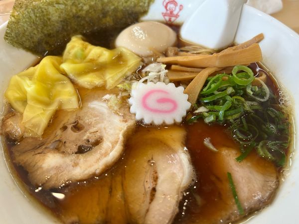 「特製中華そば」@熟成中華そば 茜の写真