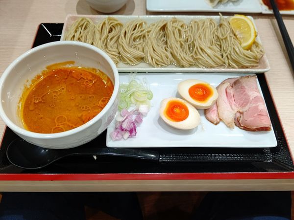 「かごめ昆布水のもりそば(えびVer)980円→500円」@らーめん つけ麺 けのひの写真