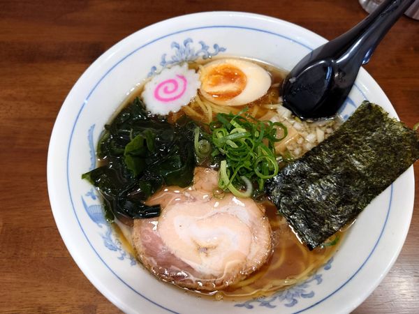 「淡麗煮干しラーメン　750円」@ラーメン・ぶーけの写真