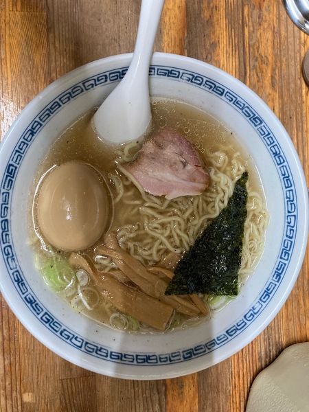 「味玉塩中華そば」@中華そば・つけめん 甲斐の写真