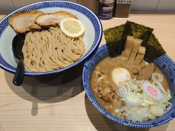 「特製つけ麺(並、1280円)」@狼煙 浦和店の写真