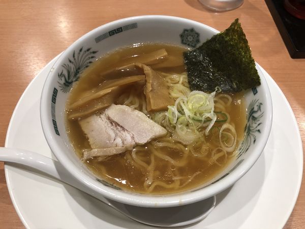 「半ラーメン 220円」@熱烈中華食堂 日高屋 勝田台南口店の写真