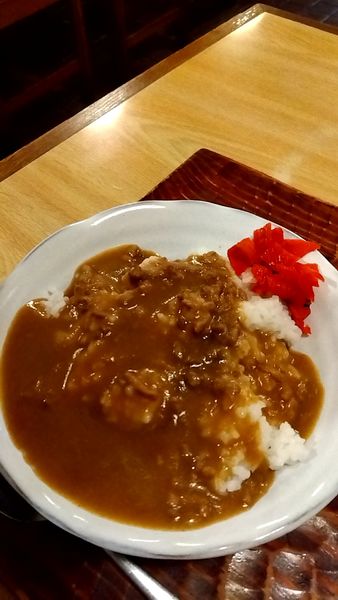 「ミニカレーライス」@更科京屋の写真