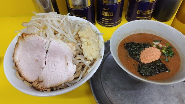 「令5·4·5一日限定エビとしじみの濃厚つけ麺大500g1100円」@麺でる 南大沢店の写真