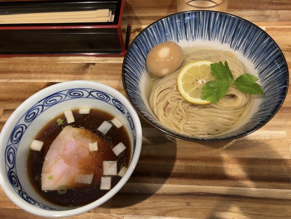 「味玉昆布水つけ 醤油」@ハちゃんラーメンの写真