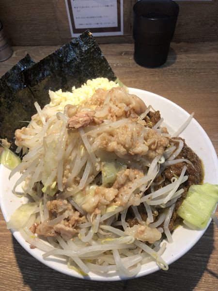 「ターメリック 汁無し」@麺屋 浜一の写真