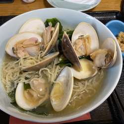 蛤ラーメン1600円+大盛