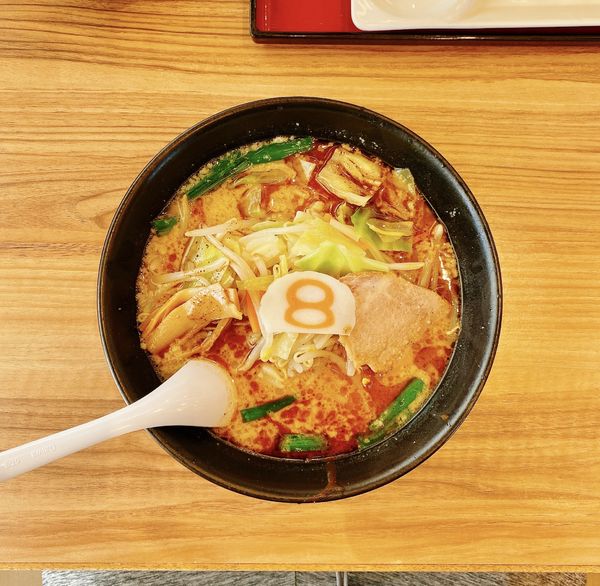 「野菜こく旨らーめん」@8番らーめん 本店の写真