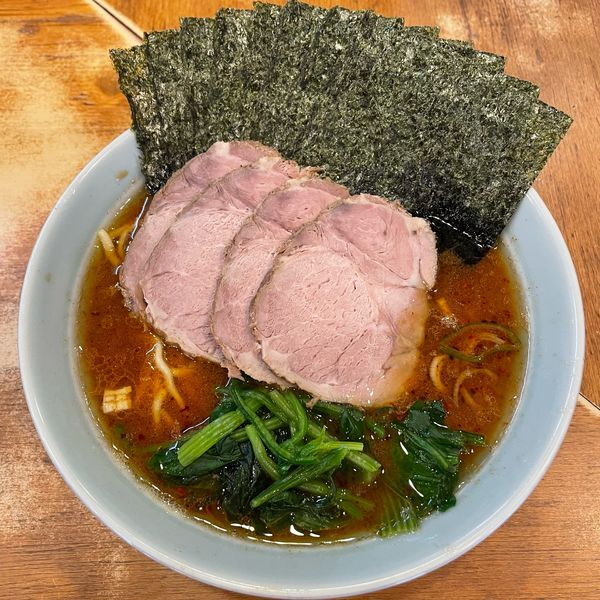 「チャーシュー麺　悶絶」@横浜ラーメン 武蔵家 稲田堤店の写真