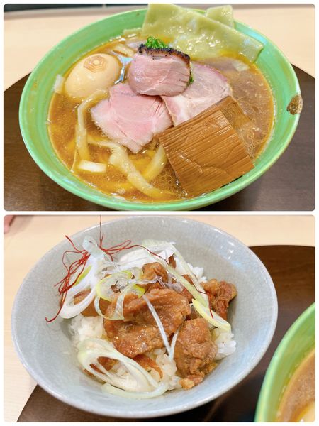 「特製亀セット　醤油」@手打麺祭 かめ囲の写真