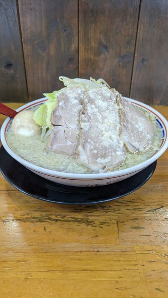 「味玉もやしラーメン 塩」@麺屋 登夢道 茅ヶ崎本店の写真