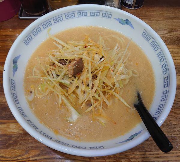 「ネギミソラーメン(720円)」@甲州屋の写真