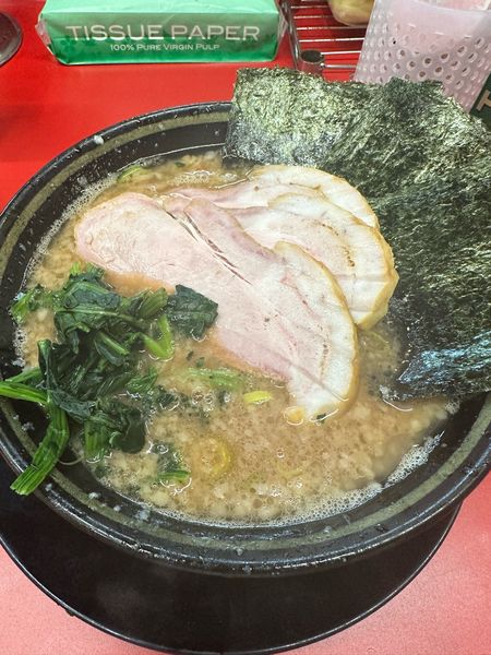 「チャーシューメン(3枚)コテコテ+半ライス」@IEKEI_TOKYO 王道家直系の写真