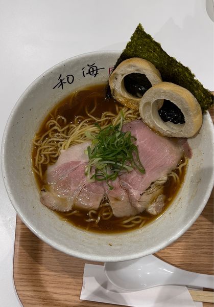 「醬油らーめん」@らーめん専門 和海 宝塚北サービスエリア店の写真