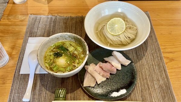 「特製昆布水つけ麺 塩」@麺屋 さくら井の写真