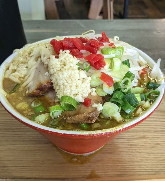 「限定 炙りチーズカレーマンモス」@泪橋 宝町店の写真