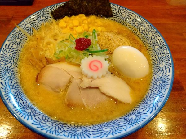 「白味噌ラーメン　980円」@麺処 諭吉の写真