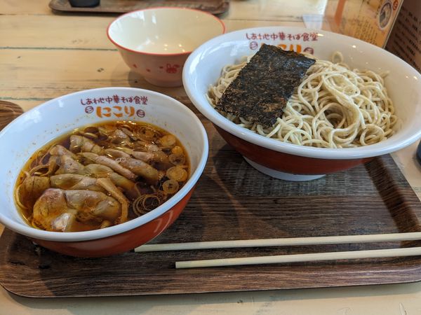 「つけそば（大盛り）」@しあわせ中華そば食堂 にこりの写真