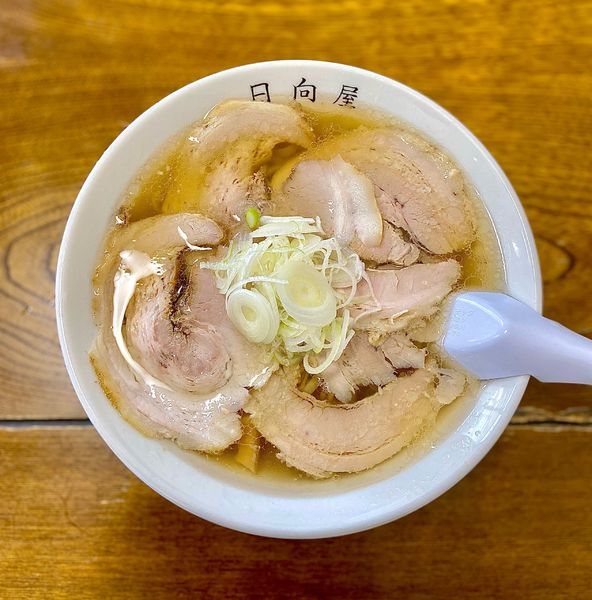 「チャーシュー麺」@青竹手打ちラーメン 日向屋の写真