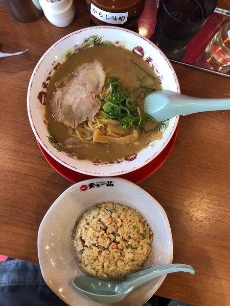 「ランチ炒飯セット」@天下一品 つくば店の写真