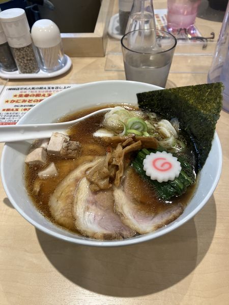 「醤油チャーシュー麺　大ライス」@中華そば 結。の写真