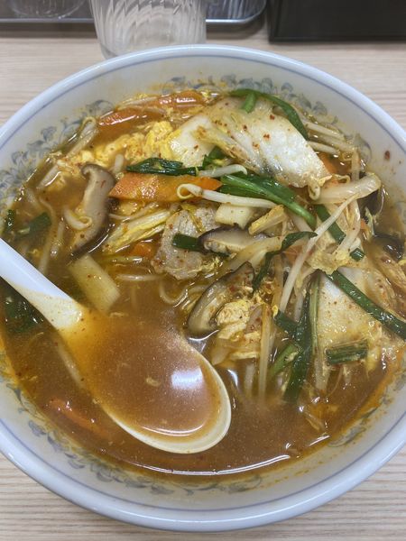 「旨辛菜麺」@ぎょうざの満洲 京王橋本駅店の写真