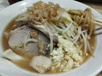 「ラーメン(200g)(ニンニク)(830)」@豚仙人  戸塚店の写真