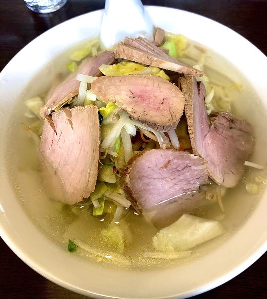 「タンメン800円　焼豚400円」@はつねの写真