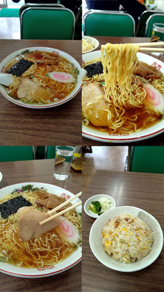 「『半チャーハン ラーメンセット(¥950)』」@多万里食堂の写真