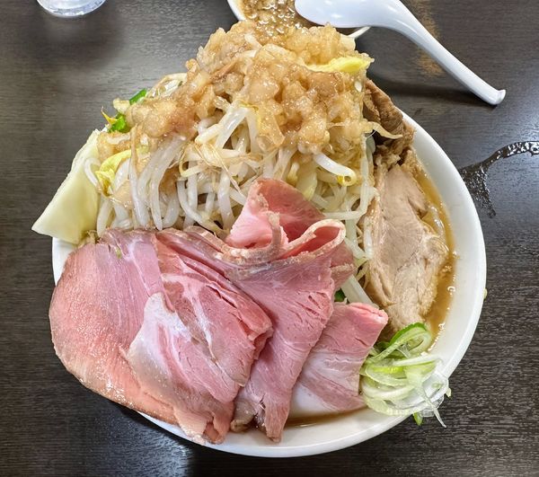 「ラーメン+豚増MIX」@ラーメンどでん 大宮店の写真