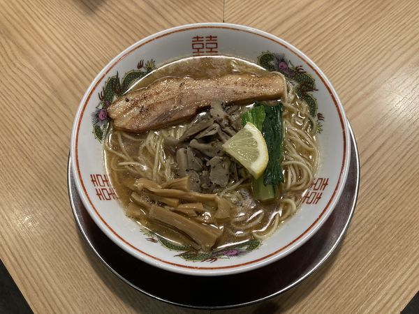 「舞茸バターの煮干そば」@煮干そば 流。の写真