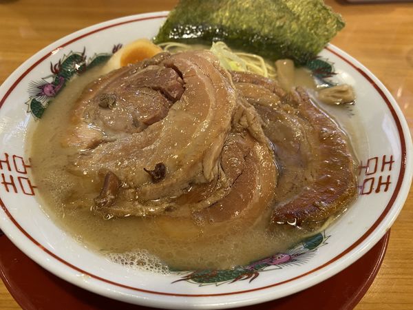 「醤油チャーシュー麺（1050円）」@大古洞の写真