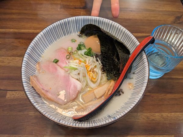 「特製豆乳そば」@中華そば たがやの写真